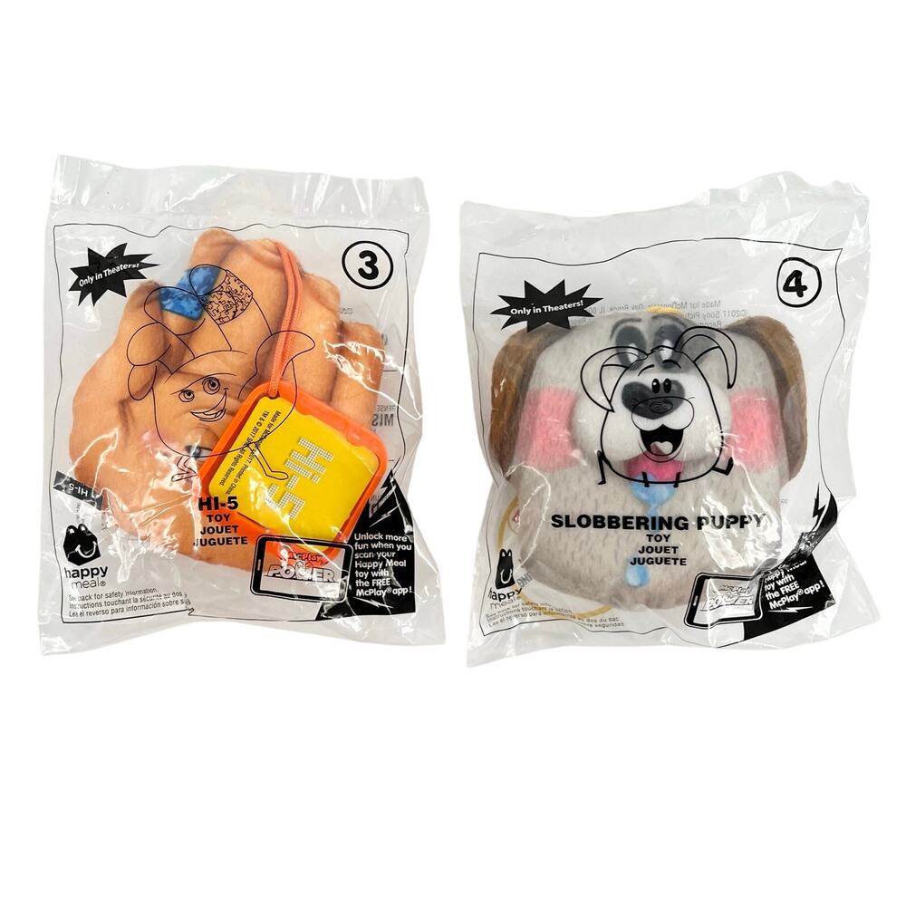 Emoji Movie McDonalds Happy Meal Toys Set of 2